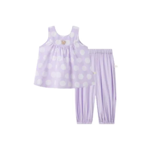 PAW IN PAW Повседневная спортивная одежда двухкомпонентный комплект фиолетовый для детей от 3 до 7 лет