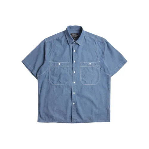 FRIZMWORKS Blue Men's Shirts FRIZMWORKS Синий Мужские Рубашки