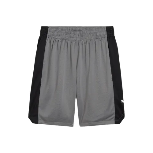 PUMA SHOTSHORT Blocker Баскетбольные шорты Мужские Серый Черный 14