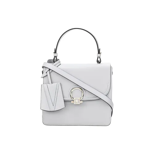 VERSACE Сумка из коровьей кожи с аккордеонным дизайном сумка через плечо сумка на плечо сумка обычного размера женская белая