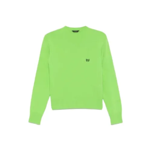 Balenciaga Свитер Стандартный крой Женский Ярко-зеленый