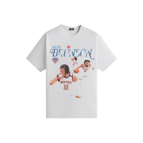 KITH x New York Knicks SS25 Jalen Brunson Legend Vintage T-Shirt Мужской Белый