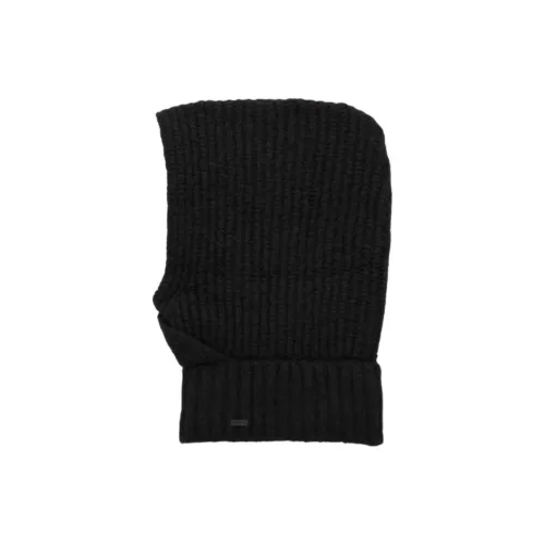 SAINT LAURENT Шерсть Альпака Полиамид Шапки-бини Унисекс Черный