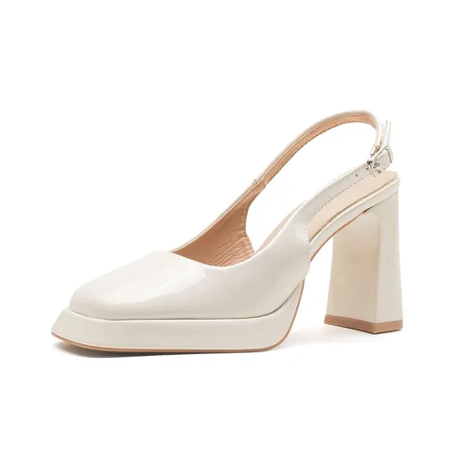 Zubumei Грубый каблук Высокие каблуки 9 см Женские