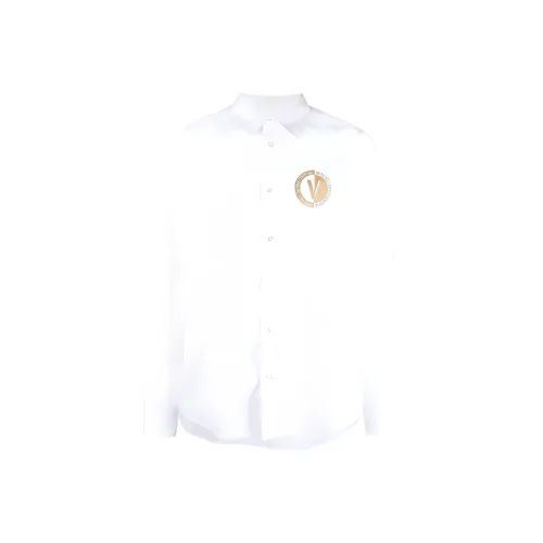 VERSACE JEANS COUTURE Белые Мужские Рубашки