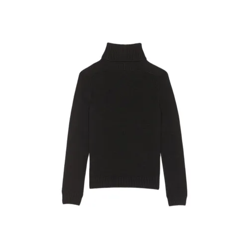 SAINT LAURENT Кашемир Свитер Мужской Черный