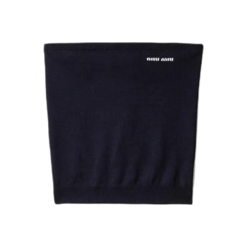 MIU MIU SS25 Без бретелек Топ Женский Морской Синий