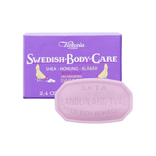 FUNUOSHI Swedish Victoria Черника Тело Мыло Очищающее Увлажняющее Успокаивающее Кожа