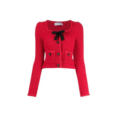 Self Портрет Куртки Пальто Женские Red