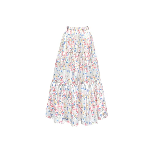 Ning Cai Yuer Повседневный Длинный Юбка Женские