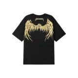 Чёрный с золотым принтом.