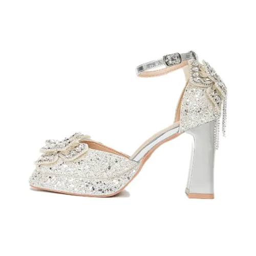 City Camel Грубый каблук Высокие каблуки Женские