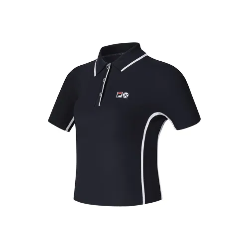 FILA Теннис Поло Женские RD Королевский Синий