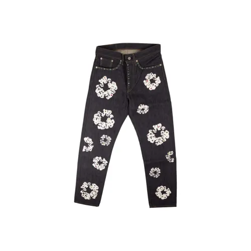 Denim Tears Co-brand Indigo Men's Jeans Деним Tears Co-brand Индиго Мужские Джинсы