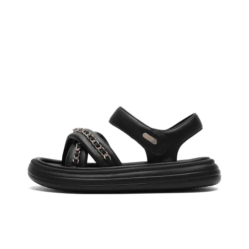 Staccato Противоскользящие Амортизация Дышащие Увеличивающие Высоту Низкие Сандалии для Детей