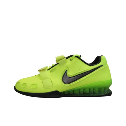 Nike Romaleos 2 Slip-Resistant Abrasion-Resistant Low-Top Training Shoes Unisex Yellow Найк Ромалео 2 противоскользящие устойчивые к истиранию низкие кроссовки для тренировок унисекс желтые
