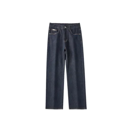 UKTK Оригинальный Синий Мужской Джинсы