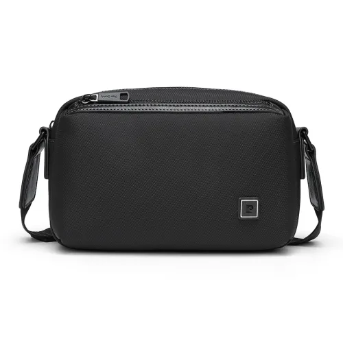 PIERRE CARDIN Сумка через плечо из ткани мужская черная