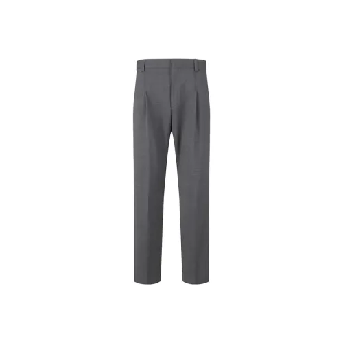Hugo Boss Темно-серые мужские брюки для костюма