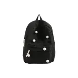 Чёрный и белый гороховый узор