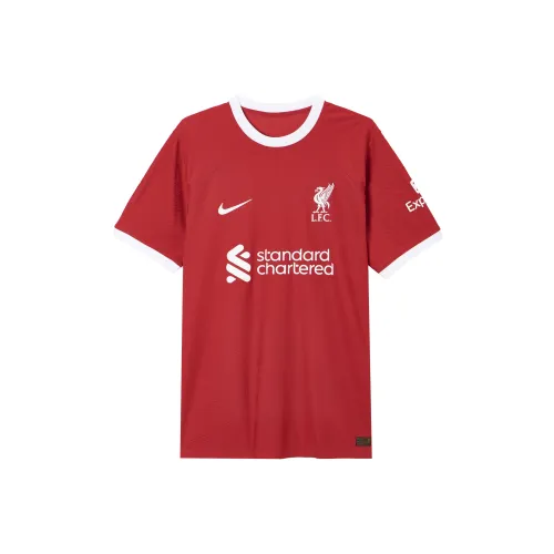Найк Ливерпуль 2023 24 Сезонная Форма Футбол Джерси Мужской Красный Белый