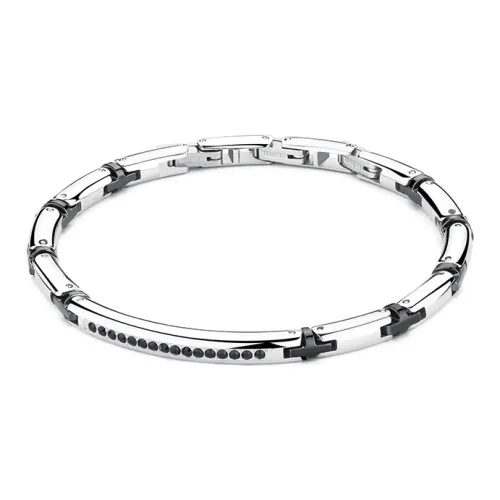 BROSWAY Браслеты из титанового стального сплава Мужской Серебряный