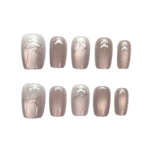 Gentle Welcome Galvatron Цветущая слива False Nail Короткий Телесный Однотонный Новый китайский стиль