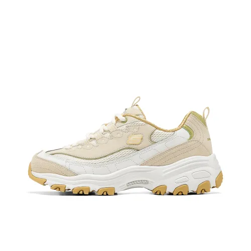 Skechers Sports Life Collection Высота Увеличивающие Легкие Низкие Топ Кроссовки Женские Экрю