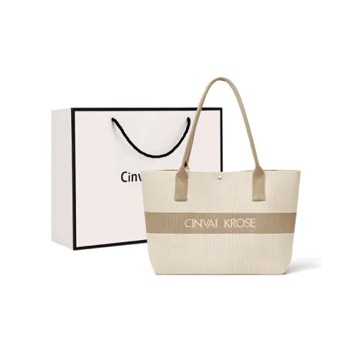 CinvaiKrose Ткань Сумка через плечо Тоут Портативная Тоут Сумка Большая Женская Экрю Светло-зеленый