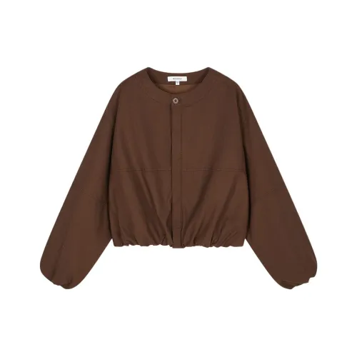 MOUSSY 060 Коричневый Женские Короткие Топы