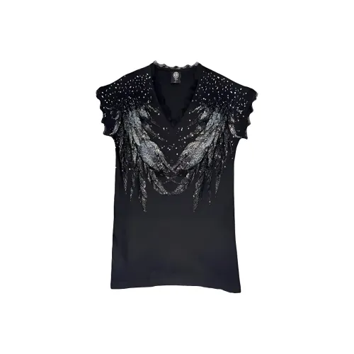 TCH Черные Женские Рубашки T