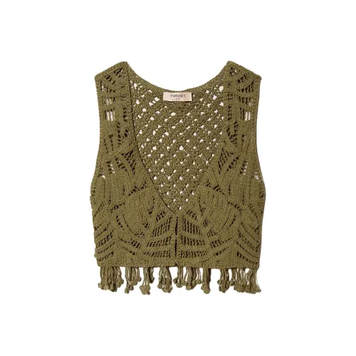 Twinset Зеленые Женские Майки