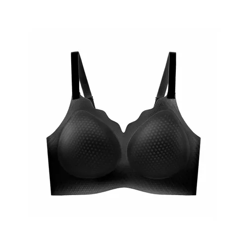 Cotton Gene Черный Женские Бюстгальтеры