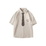 [Галстук Только] Светлый Бежевый (Логотип Hey Pi Da Ge на груди)