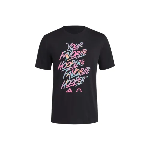 Adidas Мужские черные футболки