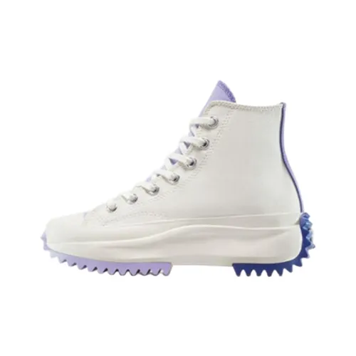Converse Run Star Hike Платформа Высокие Кеды Женские Белые
