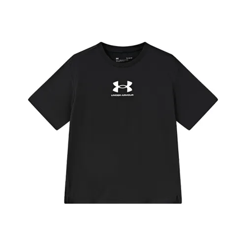 Under Armour T-рубашка черная для детей 3-7 лет