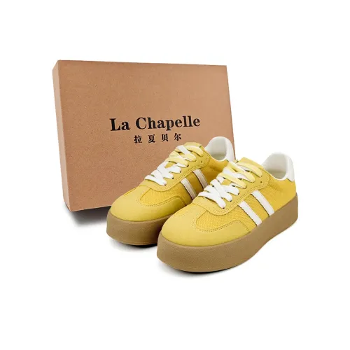 La Chapelle Немецкие армейские кроссовки Low Top Желтые Женские