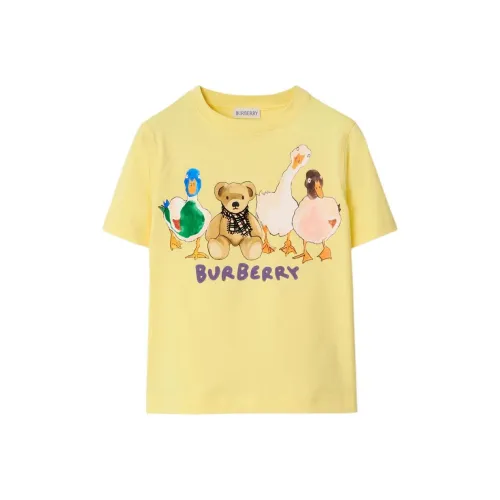 Burberry Thomas T Рубашка Желтая Детская