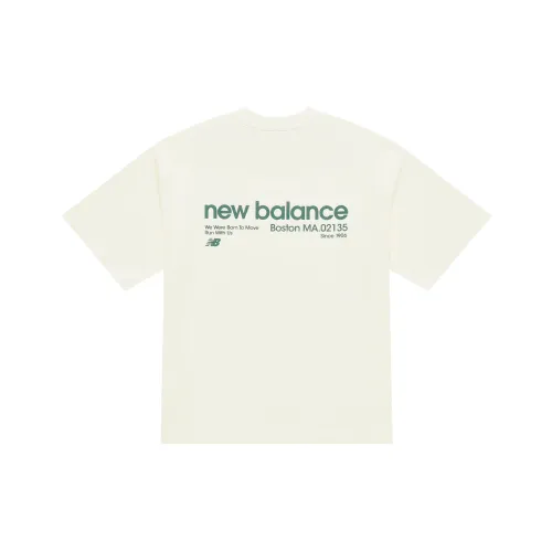 New Balance совместная футболка T Унисекс Айвори