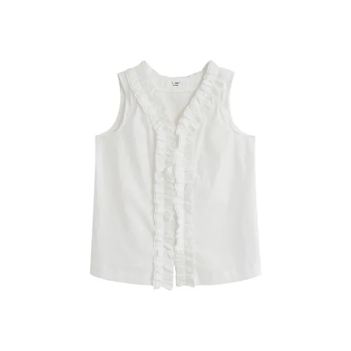 Inman Жемчужно-белые Женские Рубашки