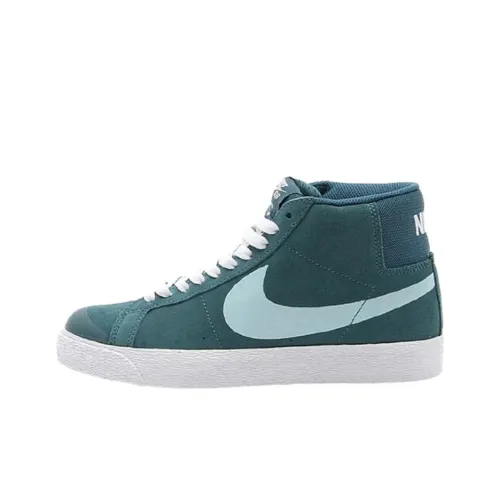 Nike Blazer High Топ Скейтборд Кроссовки Мужские Синие