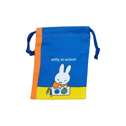 MIFFY Хлопок и Полиэстер Смесь Шнурок Сумка Кошелек для монет Мини Женский Синий
