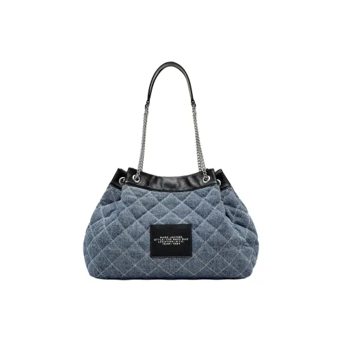 MARC JACOBS Cotton Denim Shoulder Bag Large Women's Blue MARC JACOBS Хлопок Деним Плечевая Сумка Большая Женская Синяя