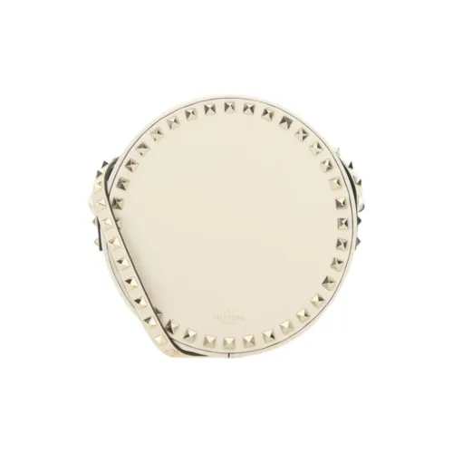 Valentino Rockstud Телячья кожа Сумка через плечо Стандартная Женская Айвори Белый