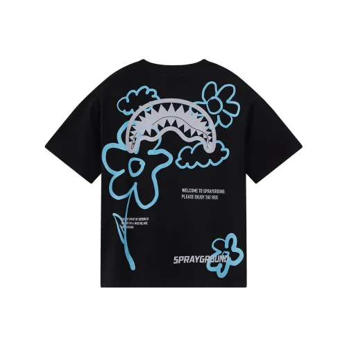 SPRAYGROUND Короткий рукав круглый вырез футболка унисекс