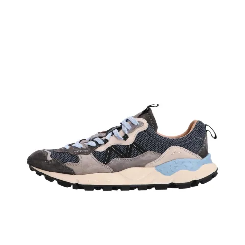 FLOWER MOUNTAIN Lenzan Устойчивый к истиранию Низкий Топ Повседневная обувь Мужская Синий Коричневый