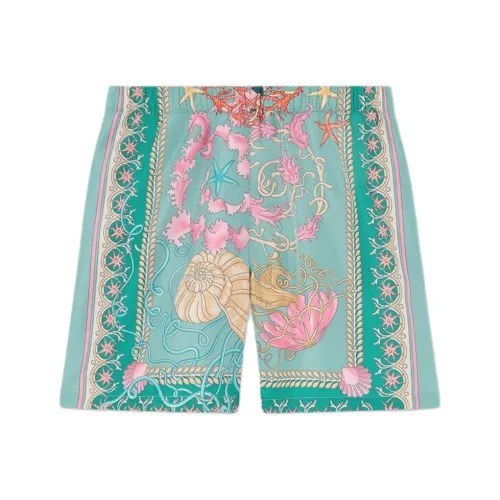 VERSACE Barocco UNDERWATER Kids Shorts Детский Зеленый