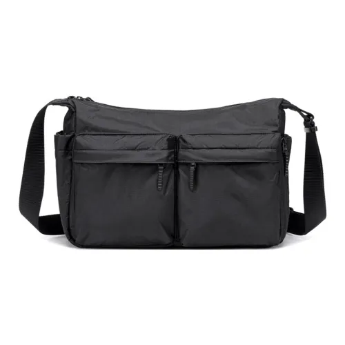 BJIAX Нейлоновая сумка через плечо сумка на плечо мужская черная
