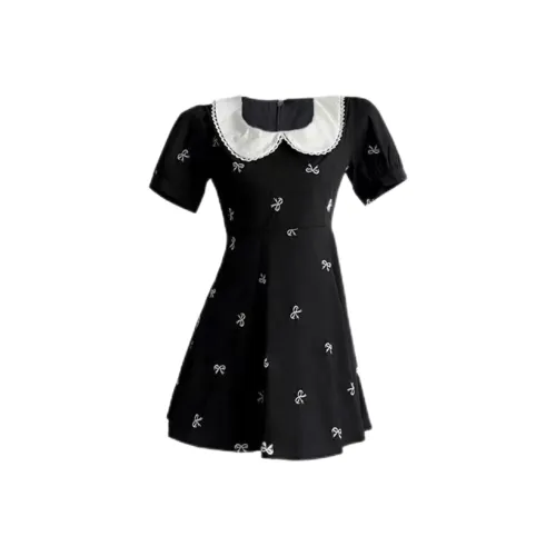 ABBY GODDESS Короткое платье с короткими рукавами женское